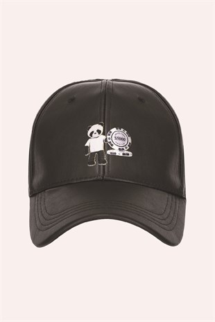 PANDA PATCH baseball cap (black)